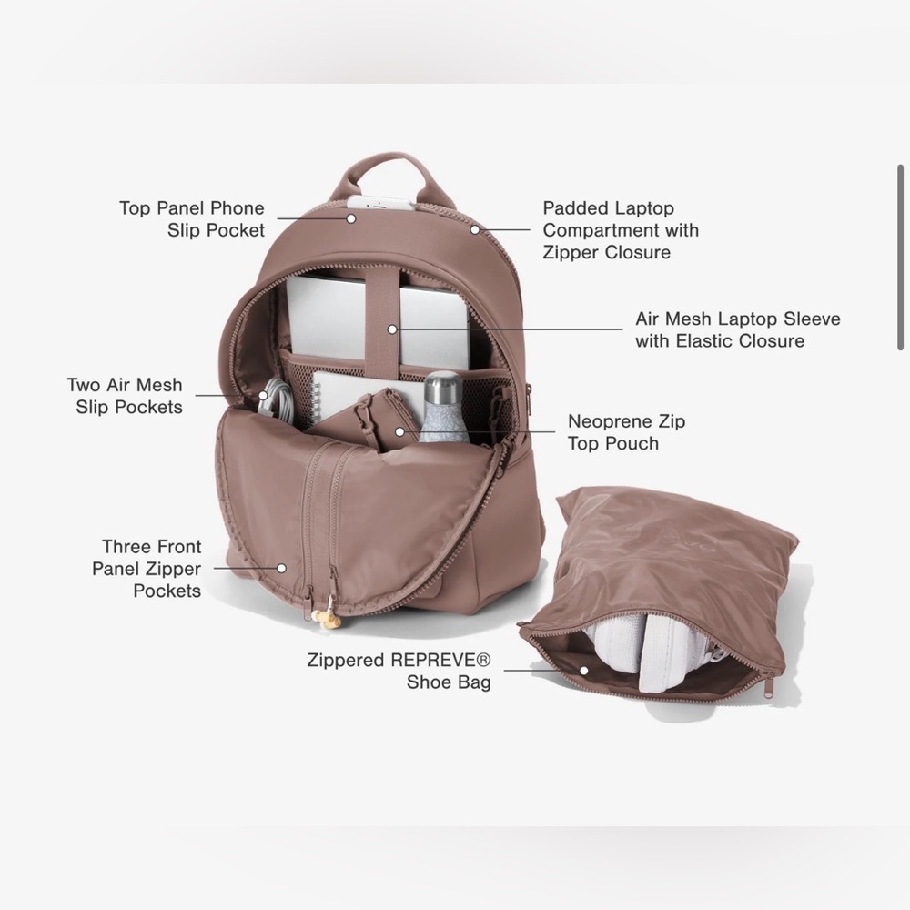 Dagne Dover Dakota Medium Backpack – Sage - Picture 4 of 8